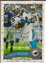 2011 Topps Chrome Xfractors #161 Deangelo Williams