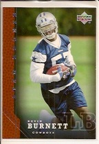 2005 Upper Deck Base Set #252 Kevin Burnett
