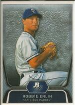 2012 Bowman Platinum Prospects Refractors #BPP11 Robbie Erlin