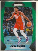 2017 Panini Prizm Prizms Green #2 Joel Embiid