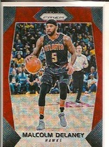 2017 Panini Prizm Prizms Ruby Wave #105 Malcolm Delaney