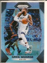 2017 Panini Prizm Prizms Silver #186 Greg Monroe