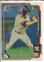 2015 Bowman Chrome Draft Refractor #27 Kyle Holder