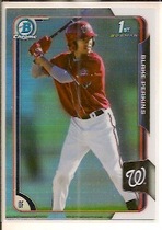 2015 Bowman Chrome Draft Refractor #54 Blake Perkins
