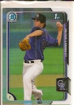 2015 Bowman Chrome Draft Refractor #121 Peter Lambert