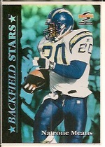 1995 Score Summit Backfield Stars #10 Natrone Means