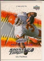 2004 Upper Deck Power Up Shining Through #ST-15 Priest Holmes