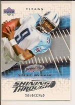 2004 Upper Deck Power Up Shining Through #ST-29 Steve McNair