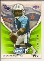 2004 Upper Deck Power Up Green 100 #95 Steve McNair
