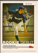 2006 Topps Update and Highlights Rookie Debut #RD-35 Zach Jackson