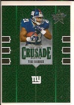 2005 Leaf Rookies and Stars Crusade Green #C24 Tiki Barber