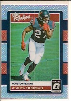 2017 Donruss Optic The Rookies #25 Donta Foreman