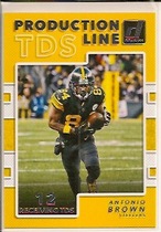 2017 Donruss Production Line Touchdowns #13 Antonio Brown