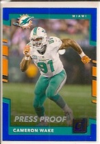 2017 Donruss Press Proof Blue #85 Cameron Wake