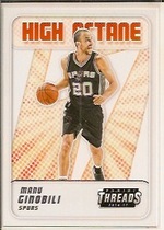 2016 Panini Threads High Octane #5 Manu Ginobili
