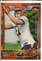 2015 Topps Chrome Orange Refractors #190 Tyler Kroft