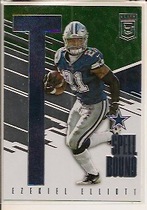 2017 Donruss Elite Spellbound Green #7 Ezekiel Elliott