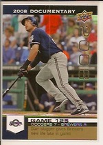 2008 Upper Deck Documentary Gold 3501-4000 #3766 Ryan Braun