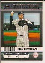 2009 Topps Ticket to Stardom Ticket to Stardom #TTS-8 Joba Chamberlain