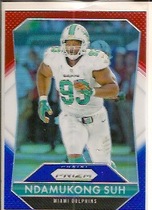 2015 Panini Prizm Prizm Red White and Blue #90 Ndamukong Suh