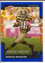 2017 Donruss Press Proof Blue #127 Markus Wheaton