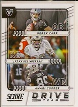 2017 Score Drive Team #18 Amari Cooper|Derek Carr|Latavius Murray