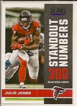 2017 Score Standout Numbers #11 Julio Jones
