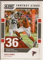 2017 Score Fantasy Stars #4 Julio Jones