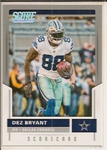 2017 Score Scorecard #314 Dez Bryant