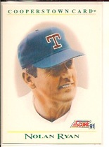 1991 Score Cooperstown #B7 Nolan Ryan