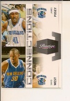 2009 Panini Prestige Connections #5 David West|James Posey