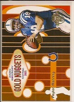 2005 Topps Golden Anniversary Gold Nuggets #GN8 Peyton Manning