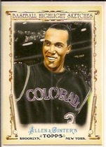 2011 Topps Allen and Ginter Baseball Highlight Sketches #BHS-22 Ubaldo Jimenez