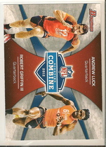 2012 Bowman Combine Competition #CC-LG Andrew Luck|Robert Griffin