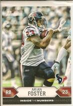 2012 Bowman Inside the Numbers #ITNAF Arian Foster