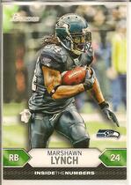 2012 Bowman Inside the Numbers #ITNML Marshawn Lynch