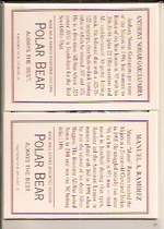 2003 Topps 205 Triple Folder Polar Bear #TF69 Garciaparra|Ramirez