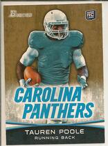 2012 Bowman Gold #118 Tauren Poole