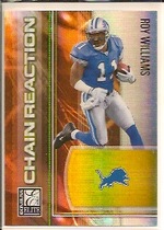 2007 Donruss Elite Chain Reaction Gold #CR-9 Roy Williams