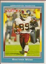 2006 Topps Total Blue #422 Santana Moss