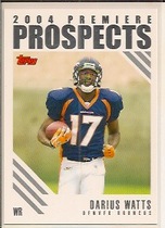 2004 Topps Premiere Prospects #PP3 Darius Watts