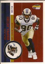 2001 Pacific Invincible Red #198 Isaac Bruce