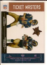 2004 Leaf Rookies and Stars Ticket Masters Bronze #TM-24 Marc Bulger|Marshall Faulk