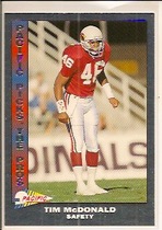 1992 Pacific Picks The Pros Silver #8 Tim McDonald