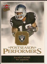 2006 Ultra Postseason Performers #UPPRM Randy Moss