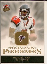 2006 Ultra Postseason Performers #UPP-MV Michael Vick