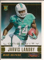 2014 Panini Rookies & Stars Longevity Base Set #148 Jarvis Landry