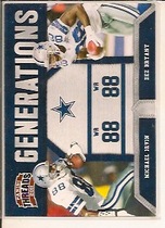 2011 Panini Threads Generations #6 Dez Bryant|Michael Irvin