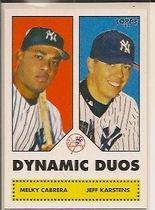 2006 Topps 52 Dynamic Duos #DD14 Melky Cabrera|Jeff Karstens