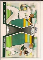 2011 Topps Update Diamond Duos #DD-6 Brett Anderson|Trevor Cahill